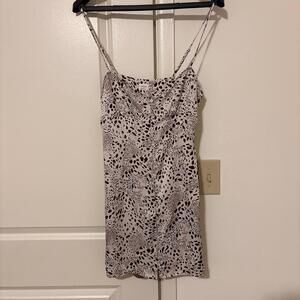 Aritzia Wilfred  Women's Mini Dress Size 4 Animal Print Leopard